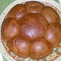 A picture of Soft milky mocha buns.