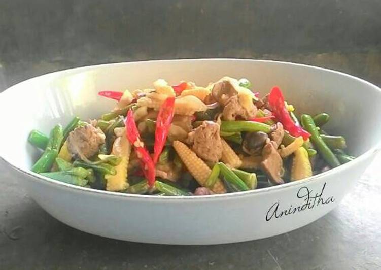 Resep Tumis buncis (non MSG) Lezat