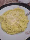 Polenta con queso Derretido