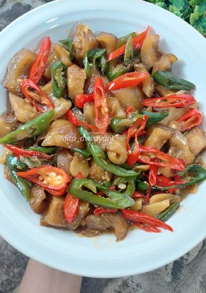 Foto resep Tumis kikil pedas