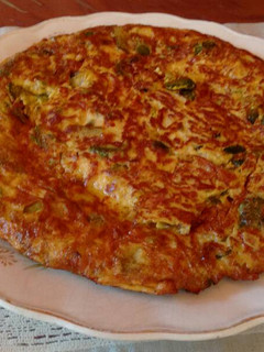 Una foto de Tortilla de zapallitos "super"