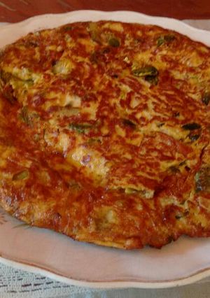 Una foto de Tortilla de zapallitos "super"