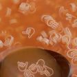 Sopa con señas de la moderna con tomate natural y cilantro