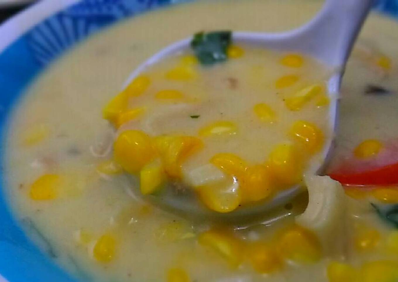 Cream soup ayam jagung