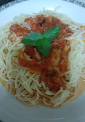 Φωτογραφία της συνταγής Μακαρόνια 🍝 με σάλτσα ντομάτας