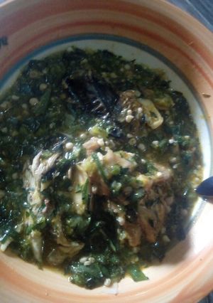 A picture of Okra Soup.