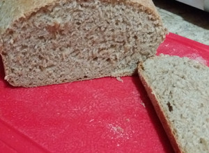 Una foto de Pan de harina 100% integral