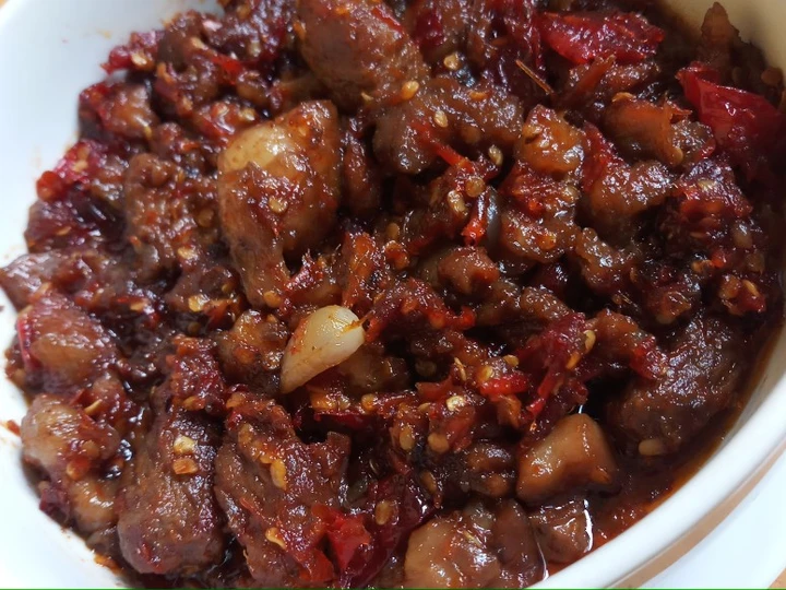 Langkah Gampang Membuat Resep Oseng Mercon daging tetelan yang Enak Banget