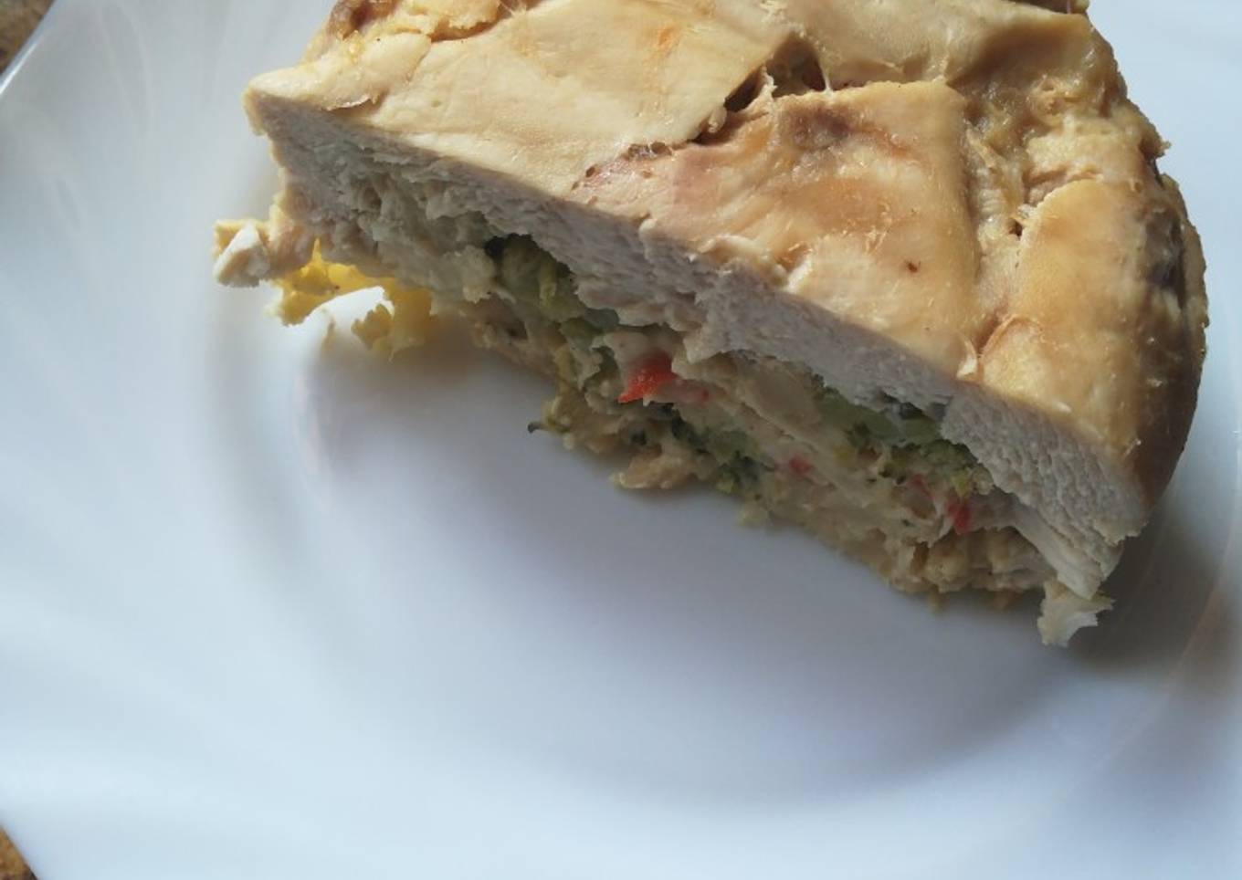 Pechuga de pollo rellena