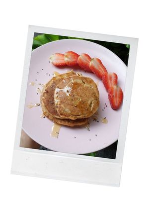 Foto resep Banana-Oats Pancake (cuma 3 bahan!!)