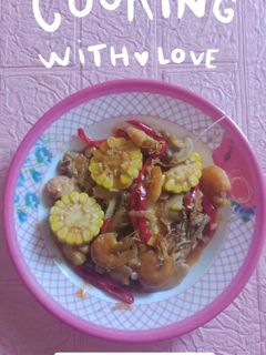 Foto resep Tumis udang saus tiram