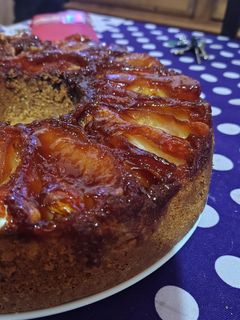 Una foto de Torta invertida de manzanas! 😍
