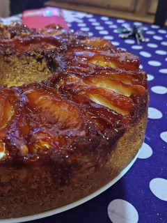 Una foto de Torta invertida de manzanas! 😍