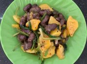 Hình ảnh của tim gà xào
