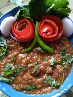 बैंगन का भरता(Baingan bharta recipe in hindi) रेसिपी मुख्य फोटो