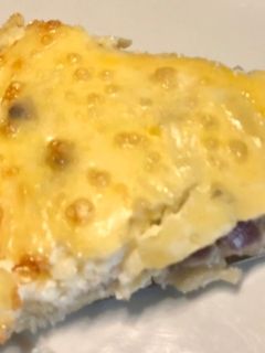 Une photo de Tarte oignons et fromage