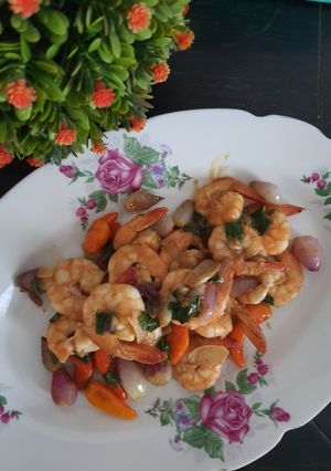 Foto resep Bawang masak Udang