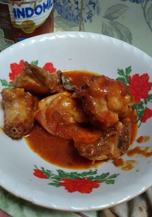 Foto resep Ayam saos santan manis