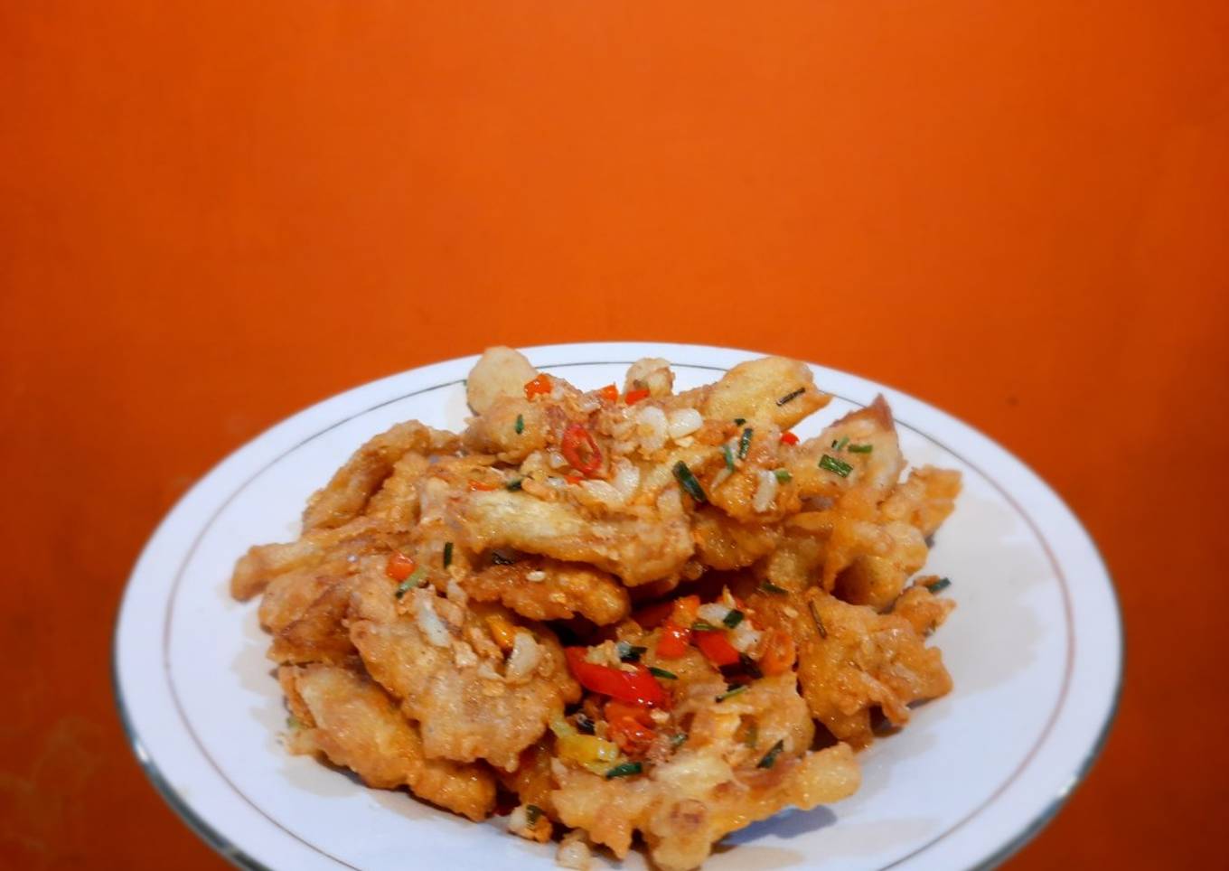 Jamur Krispi Cabe Garam