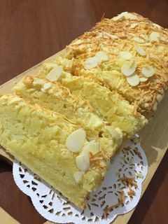 Foto resep Bolu Tape Keju Almond Panggang