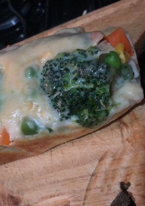 Una foto de Budín de vegetales