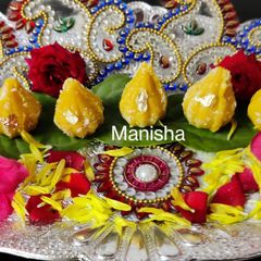 A picture of Mango Mawa Modak.