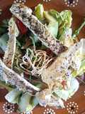 Ensalada de lechuga y pollo 🥗🍗