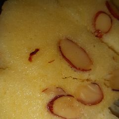 Mini almond cake in microwave A picture of Mini almond cake in microwave.