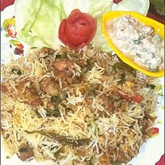 A picture of Chinese Peshaware biryani 😋.