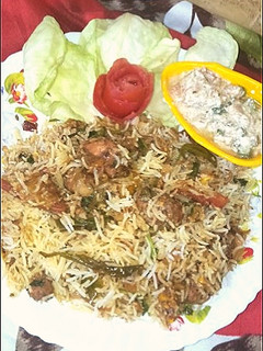 A picture of Chinese Peshaware biryani 😋.