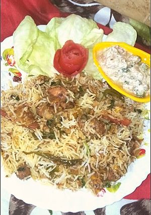 A picture of Chinese Peshaware biryani 😋.