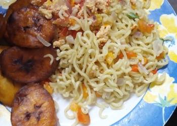 Easiest Way to Make Yummy Fried Noodles Fried Plaintain