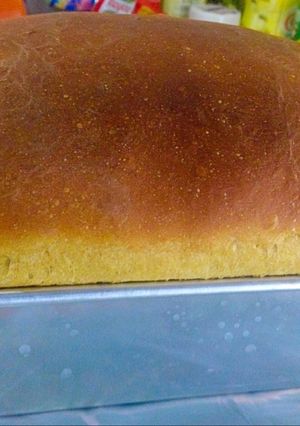 Foto resep Roti Tawar Labu (Pumpkin Loaf)