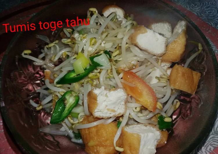 Tumis toge tahu