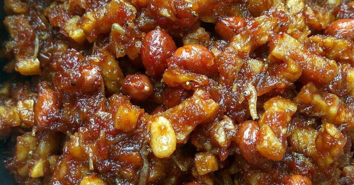  Resep  Sambal goreng  tempe  kacang teri nasi oleh fitri tj 