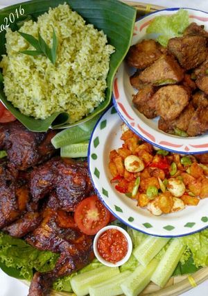 Foto resep Nasi Pandan