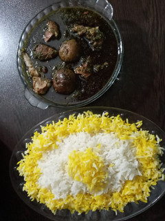 عکسی از دستور قرمه سبزی