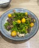 Hoa thiên lý xào Lòng gà Sa tế