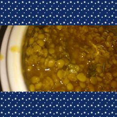 A picture of Chana ji dal (Sindhi recipe).