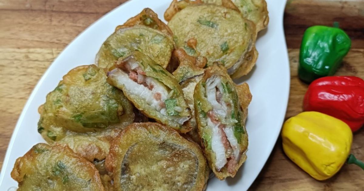 Bakwan Terong Kornet