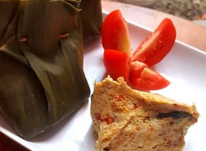 Foto resep Pepes Teri Nasi dan Tahu
