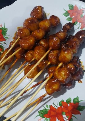 Foto resep Bakso Ayam Bakar