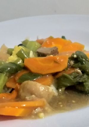 Foto resep Capcay ati baso