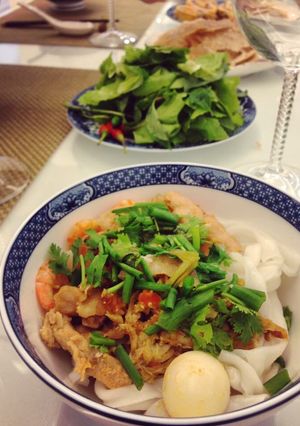 Hình của món Mì quảng cua.