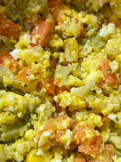 Una foto de Ensalada de huevo cocido para bebé