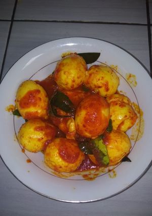 Foto resep Telur bumbu bali.