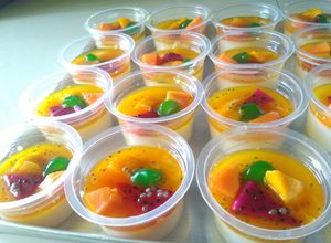 Foto resep Puding sutra​ coctail ekonomis