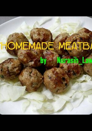 Foto resep Homemade meatballs