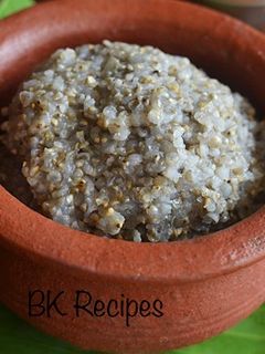கம்பு சாதம் (kambu saatham Recipe in Tamil) செய்முறை முக்கிய புகைப்படம்