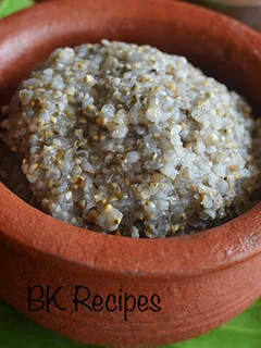 கம்பு சாதம் (kambu saatham Recipe in Tamil) செய்முறை முக்கிய புகைப்படம்